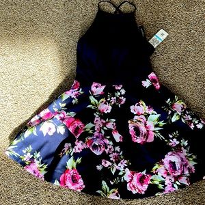 Speechless Navy blue halter dress. Never worn.